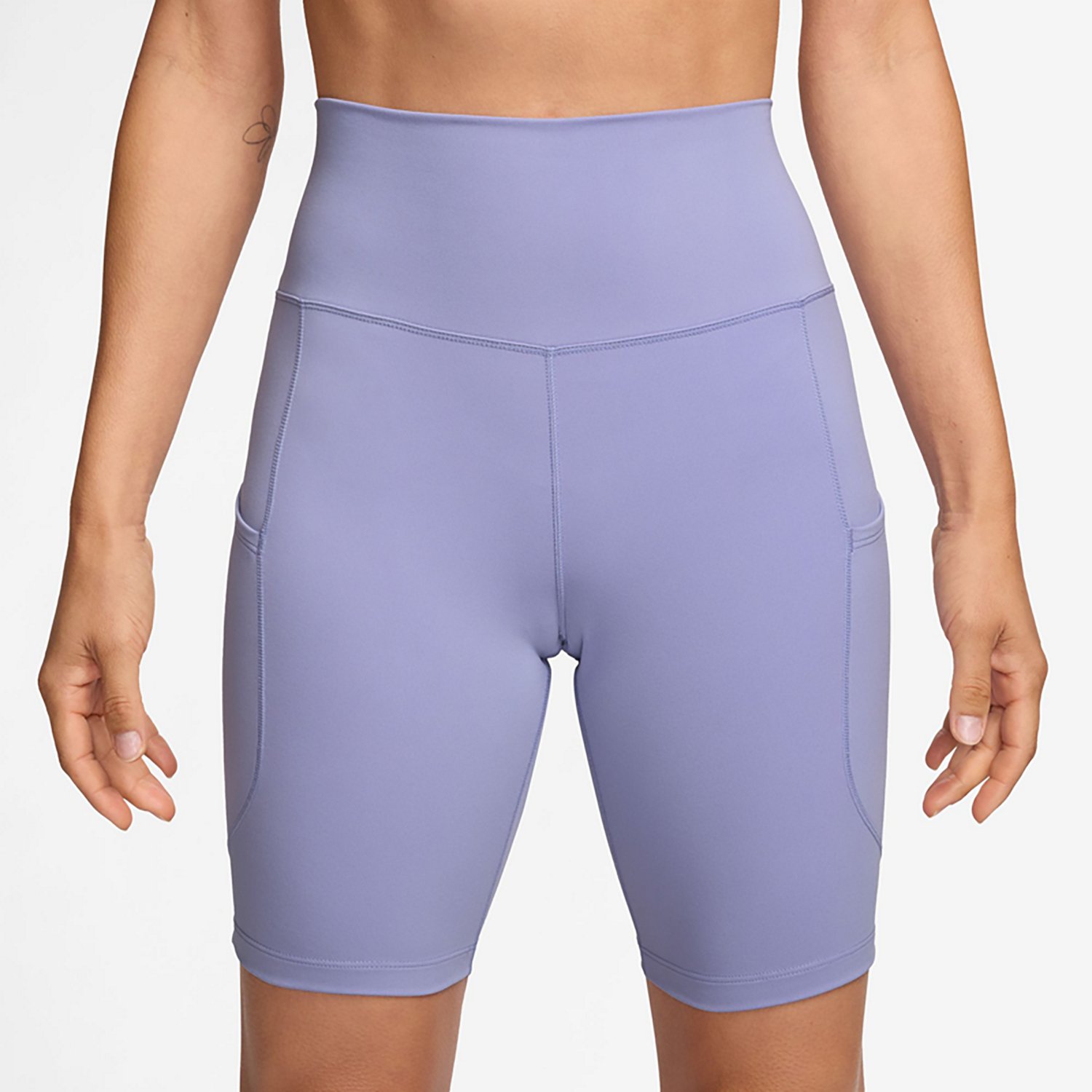 Nike Women's Dri-FIT High-Waisted Pocket Biker Shorts 8 in