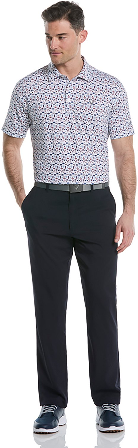 Callaway Golf Men's Americana Print Short Sleeve Polo Shirt - view number 5