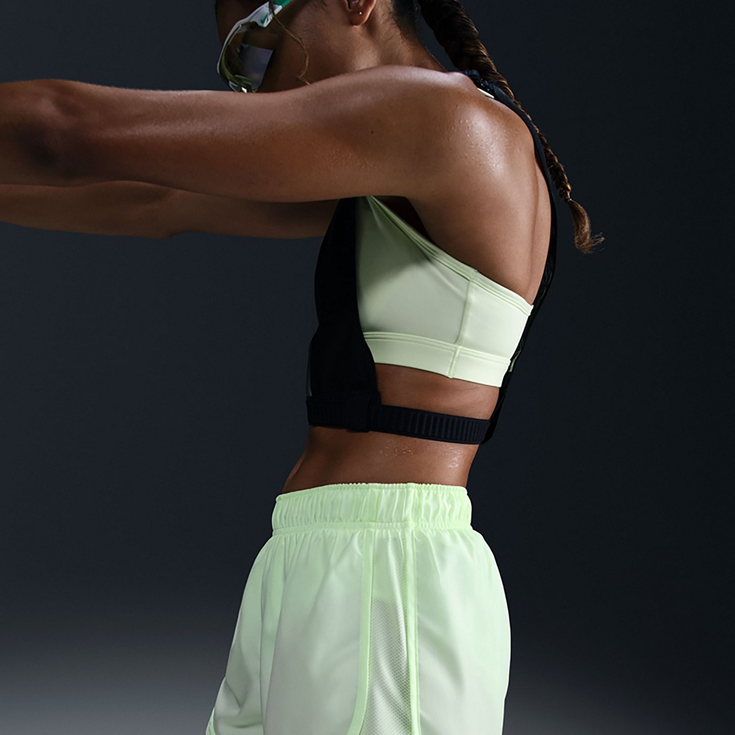 Nike Women's Tempo Dri-FIT Mid-Rise Running Shorts 3 in - view number 4