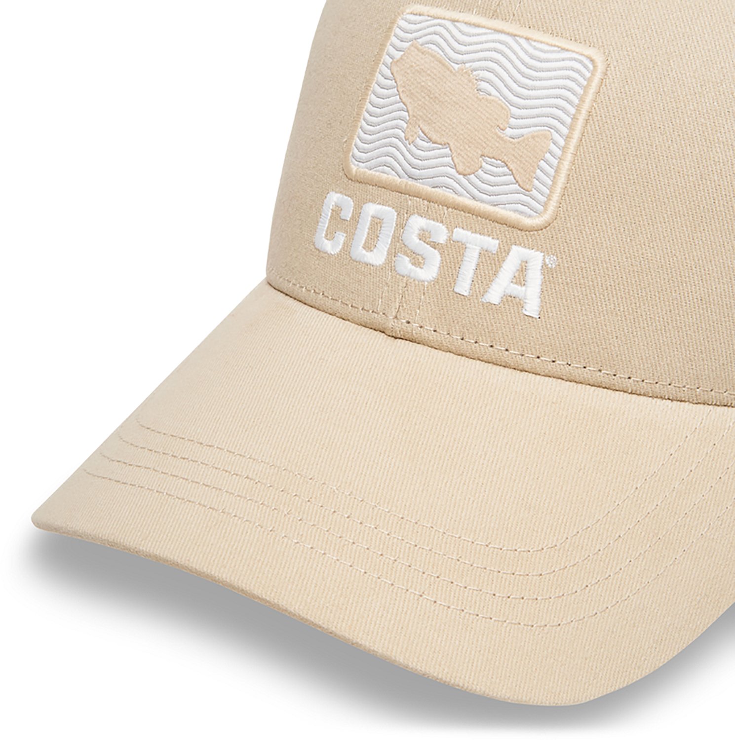Costa Del Mar Men's Short Sleeve Bass Waves Trucker Cap - view number 3