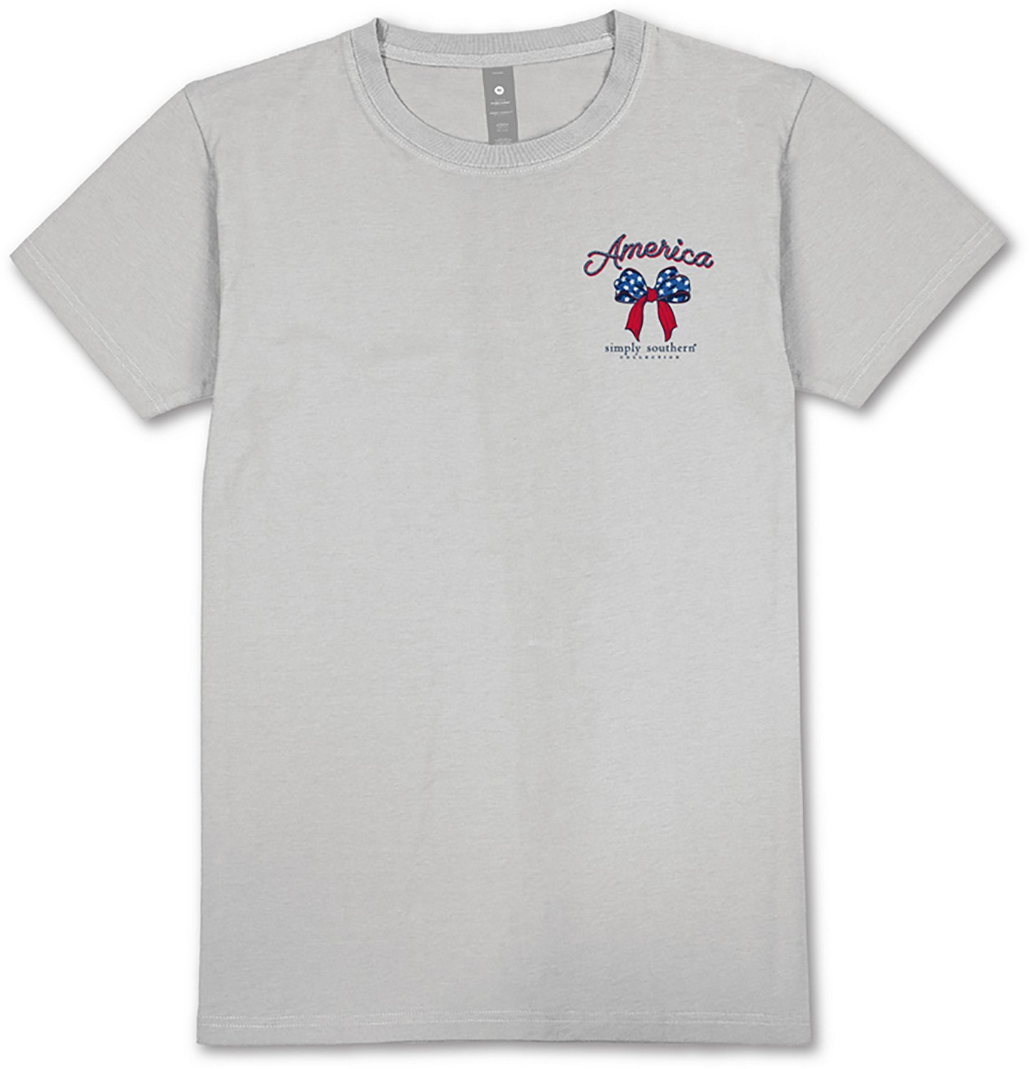 Simply Southern Girls' American Cow Short Sleeve T-shirt - view number 3