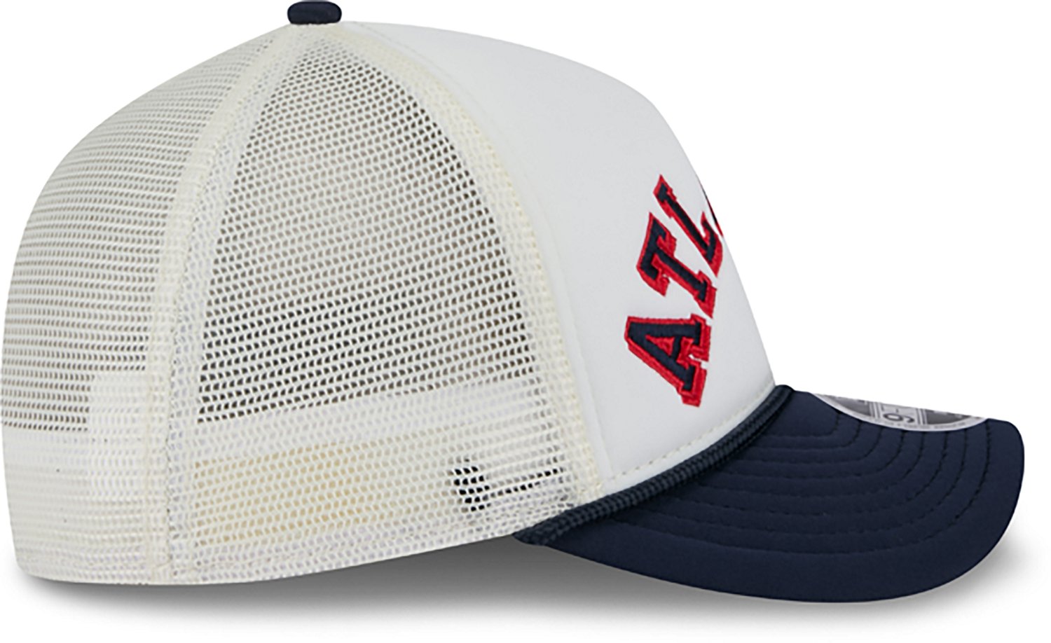 New Era Men's Atlanta Braves Chrome Arch 9FORTY Cap  - view number 5