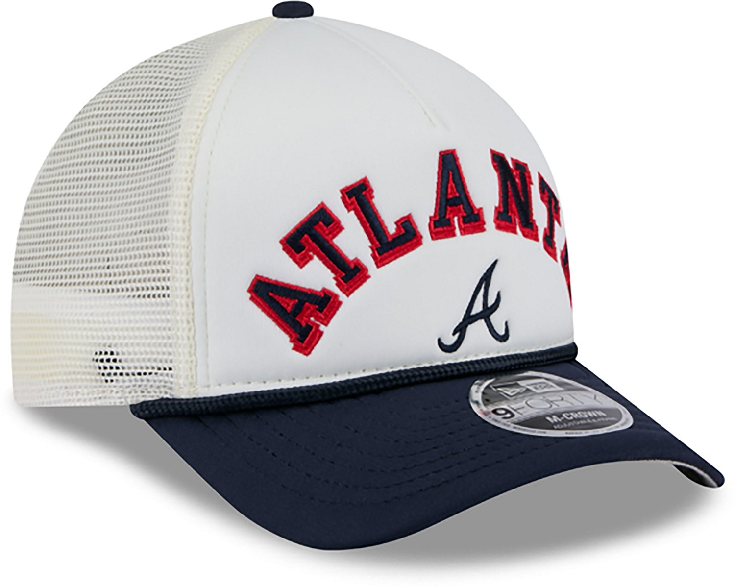 New Era Men's Atlanta Braves Chrome Arch 9FORTY Cap  - view number 6