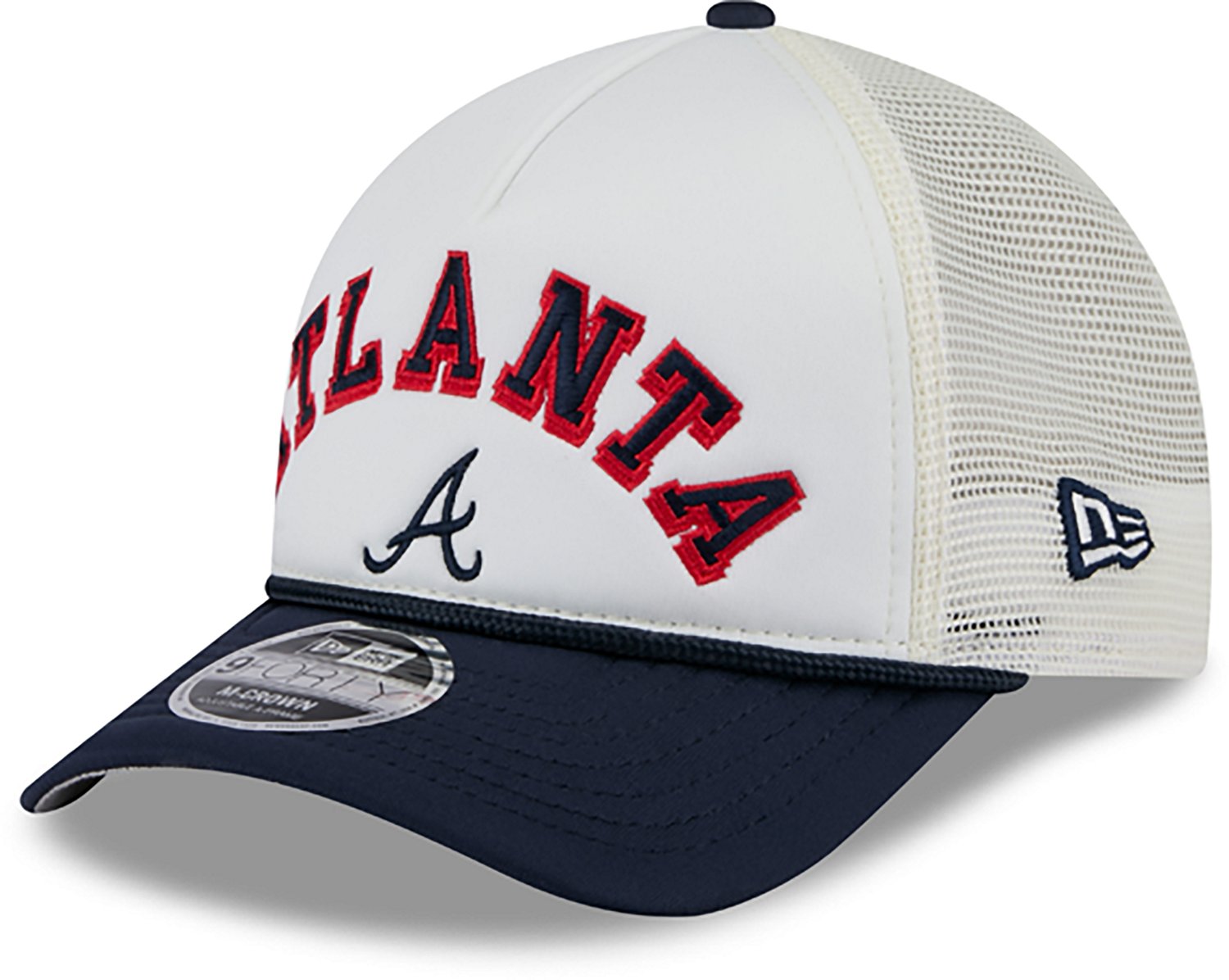 New Era Men's Atlanta Braves Chrome Arch 9FORTY Cap  - view number 7
