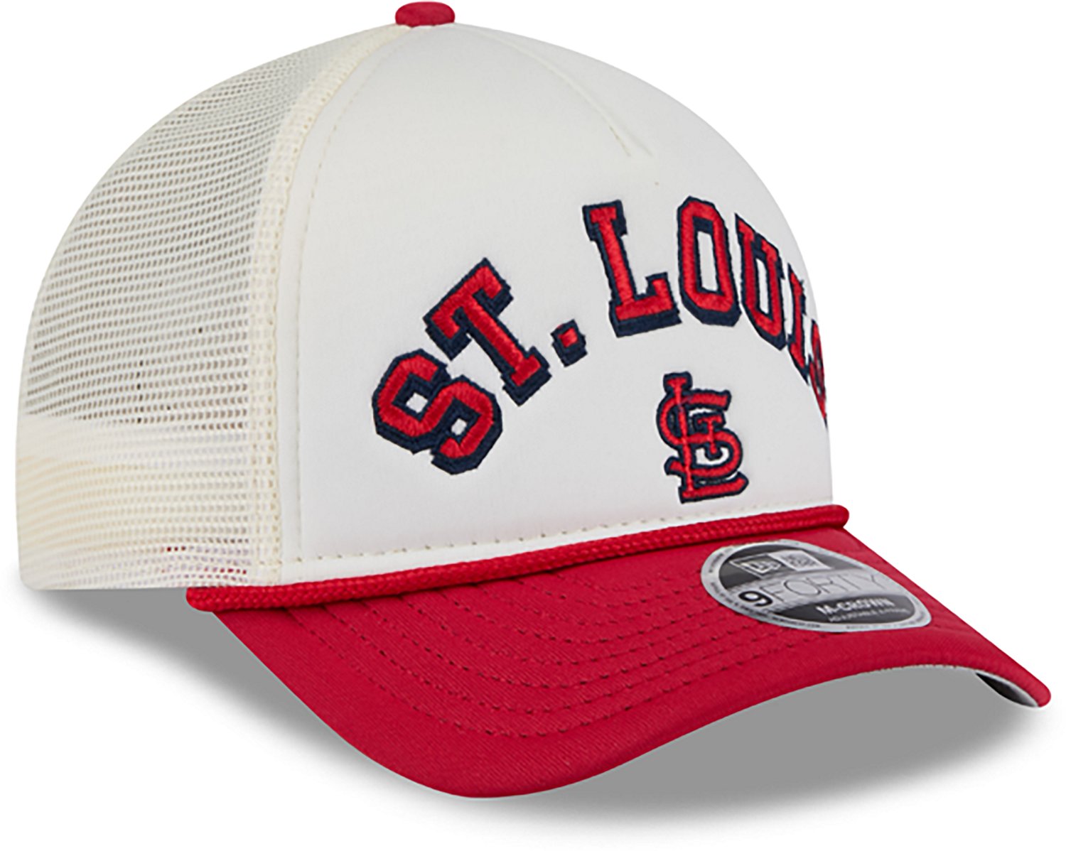 New Era Men's St. Louis Cardinals Chrome Arch 9FORTY Cap  - view number 4