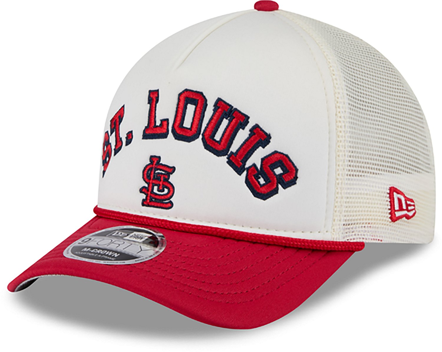 New Era Men's St. Louis Cardinals Chrome Arch 9FORTY Cap  - view number 5