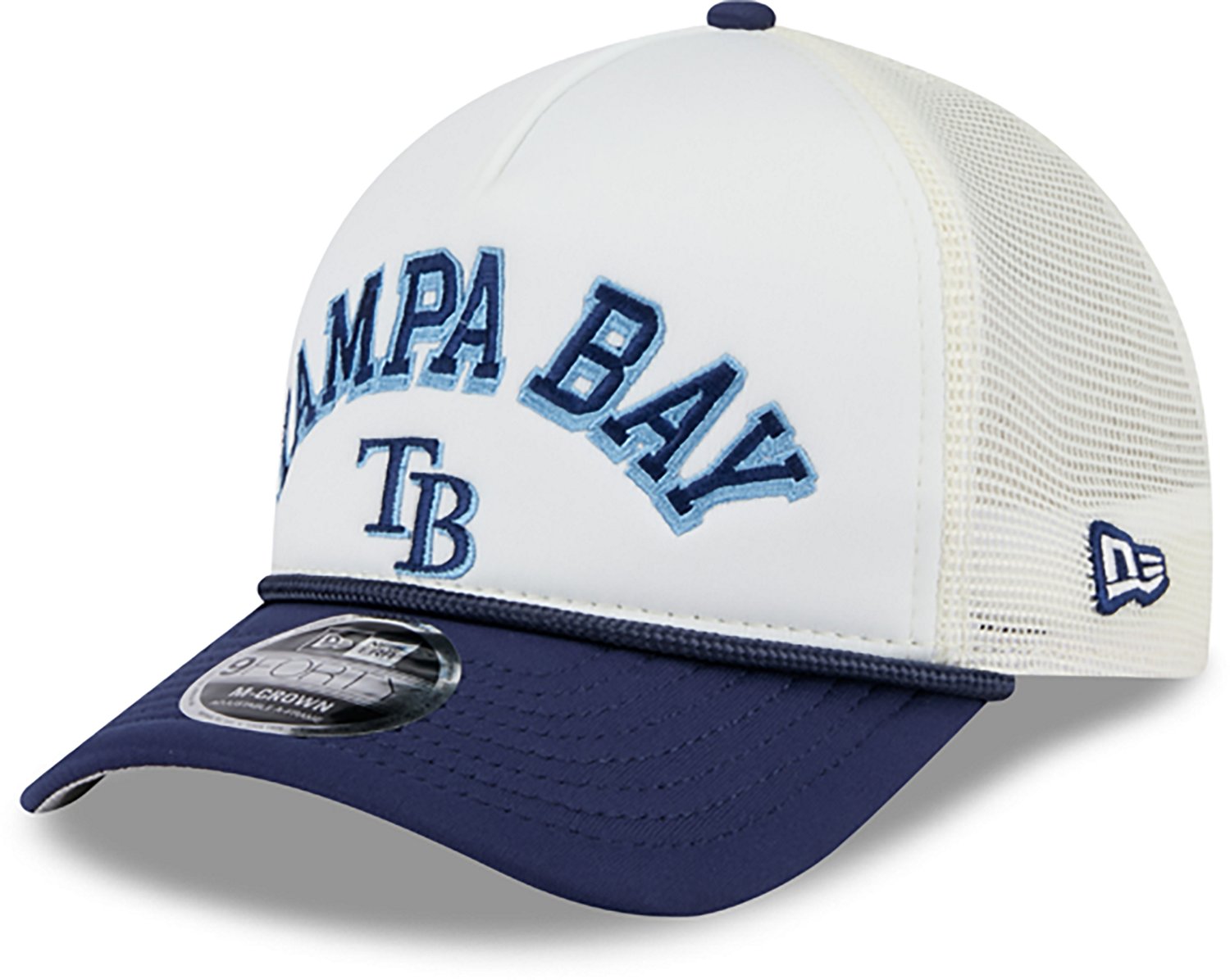 New Era Men's Tampa Bay Rays Chrome Arch 9FORTY Cap  - view number 5