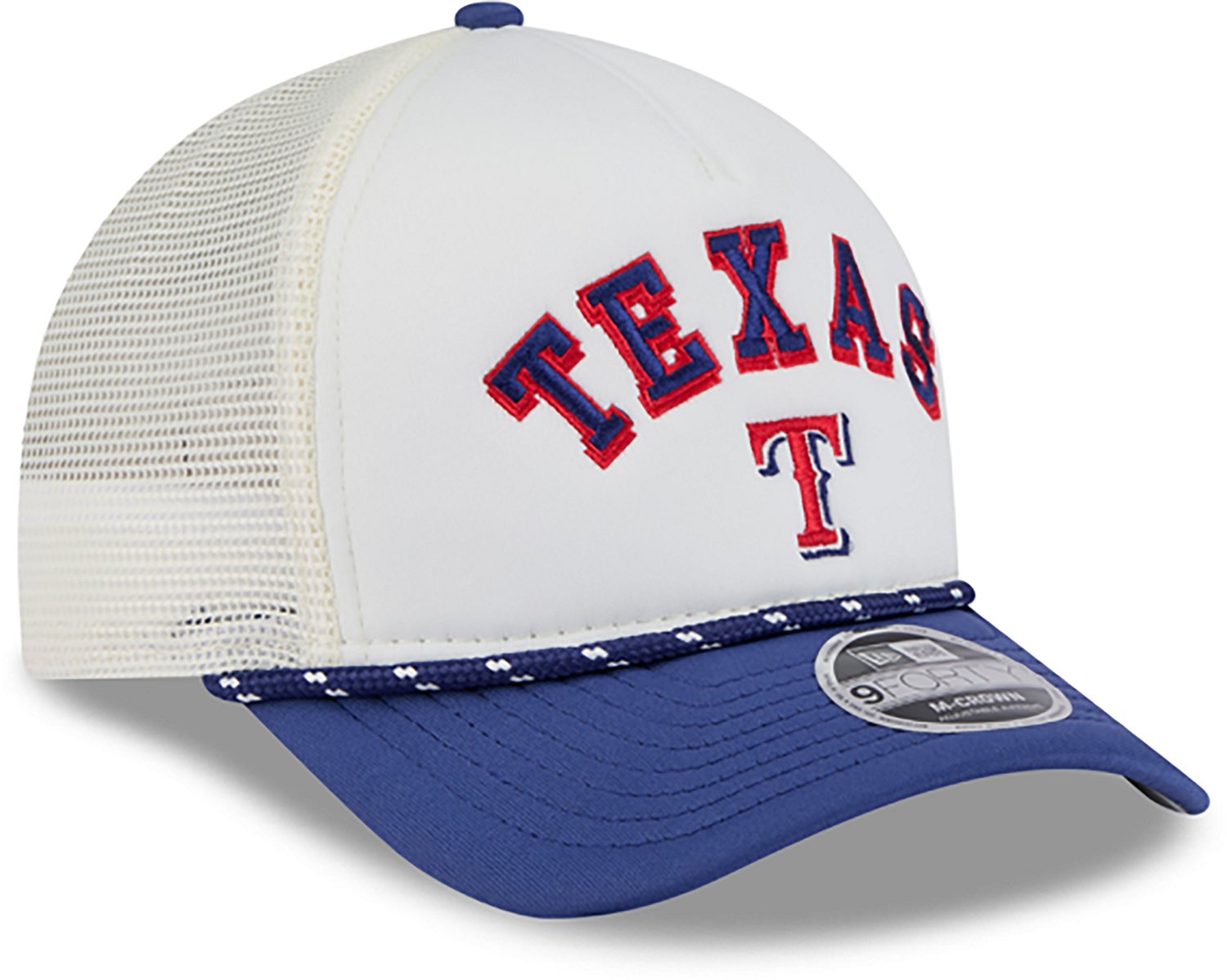 New Era Men's Texas Rangers Chrome Arch 9FORTY Cap  - view number 4