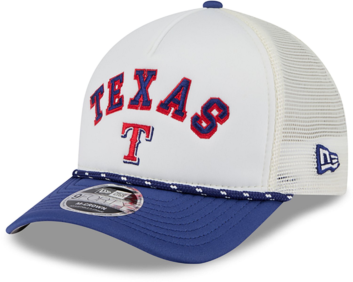 New Era Men's Texas Rangers Chrome Arch 9FORTY Cap  - view number 5