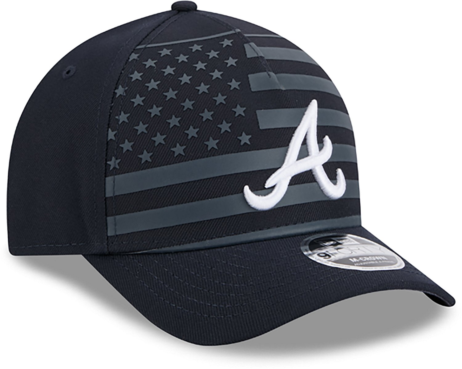 New Era Adults' Braves Tonal Flag 9FORTY Cap - view number 4