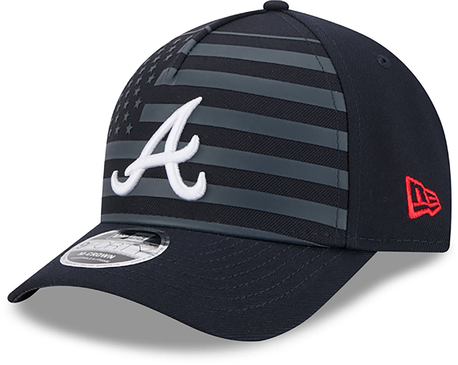 New Era Adults' Braves Tonal Flag 9FORTY Cap - view number 5