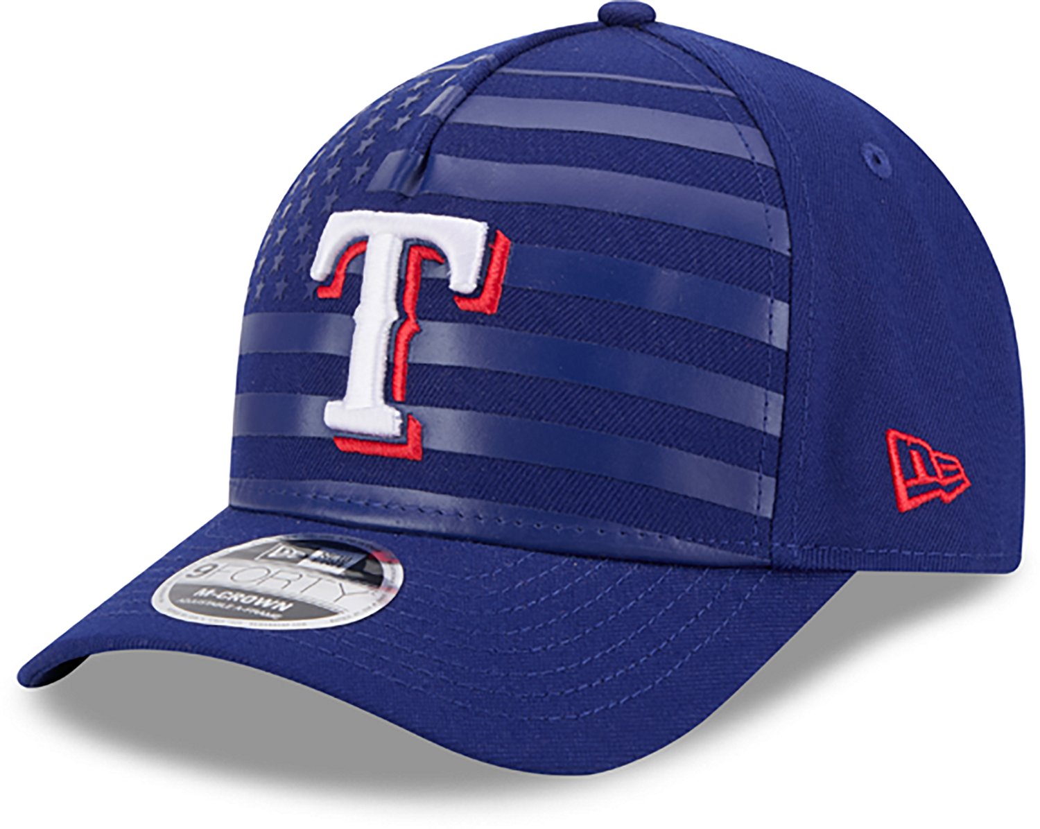 New Era Adults' Rangers Tonal Flag 9FORTY Cap - view number 5