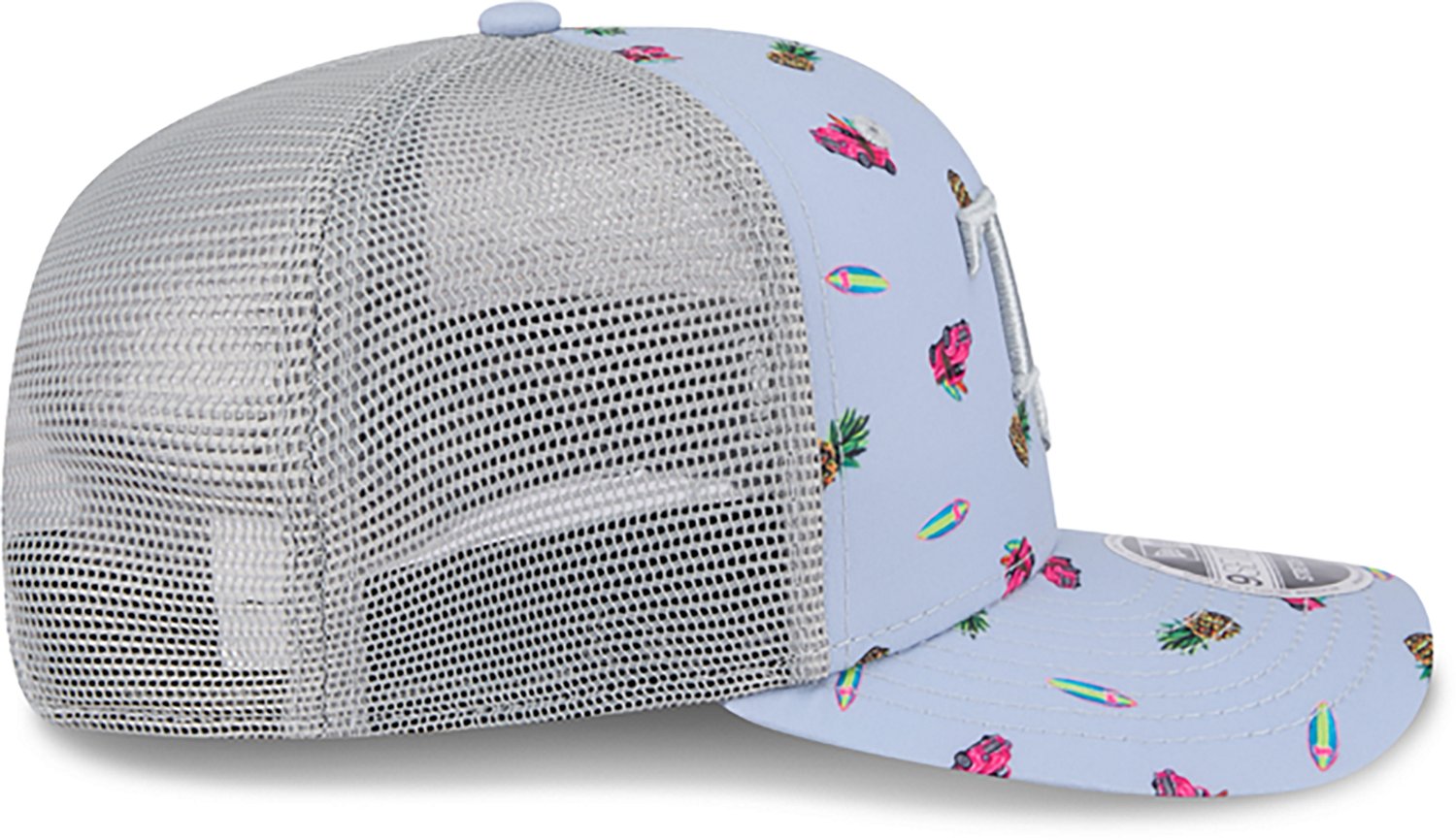 New Era Men's Tampa Bay Rays Pineapple Pattern 9SEVENTY Cap  - view number 2