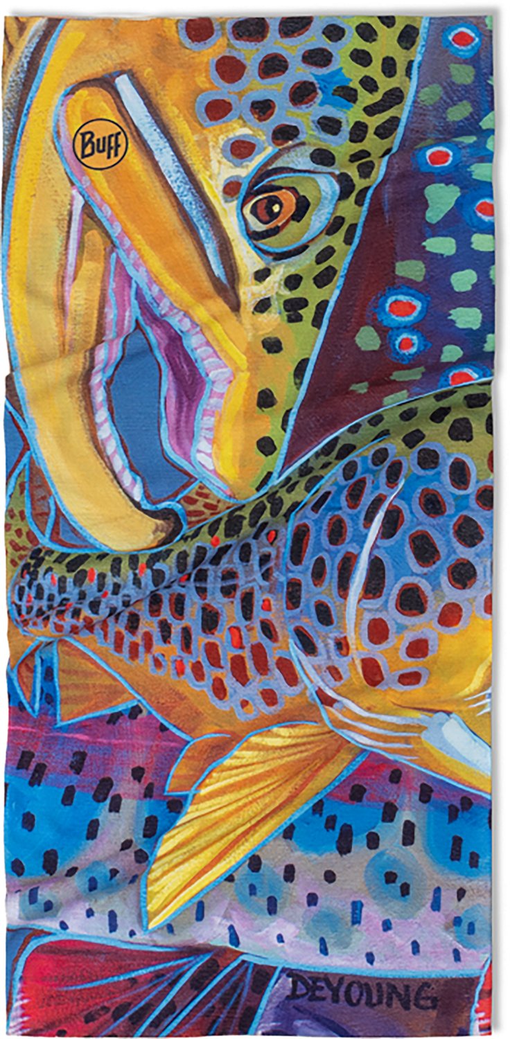 Buff Men's Derek de Young Trout Confetti Neck Gaiter