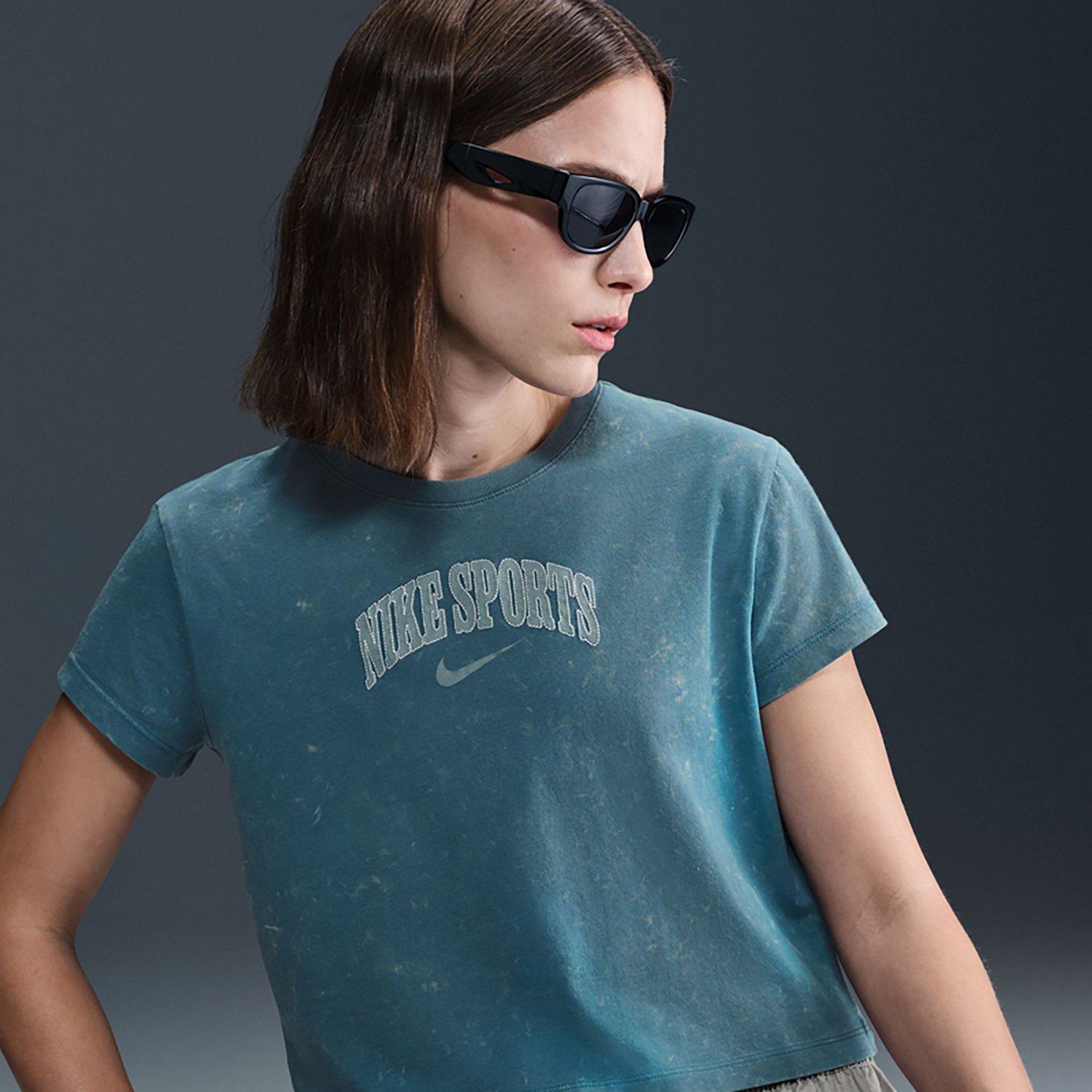 Nike Women's Sportswear PNX Wash Graphic T-shirt - view number 5