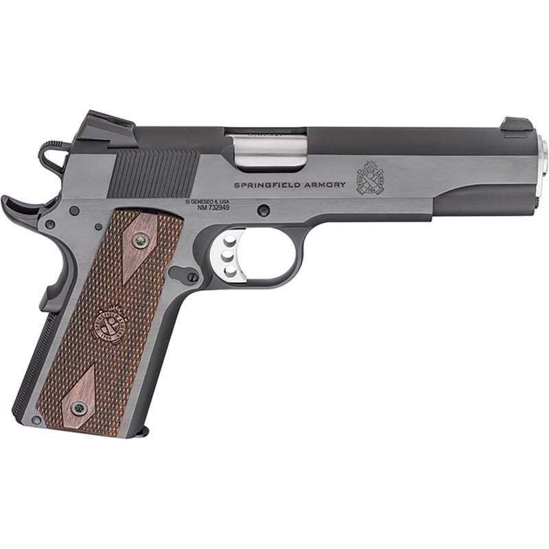 Springfield Armory 1911 Garrison 9mm 5" Bbl Blued Handgun w/ Low profile 3-Dot Sights, 1x9rd Mag PX9419