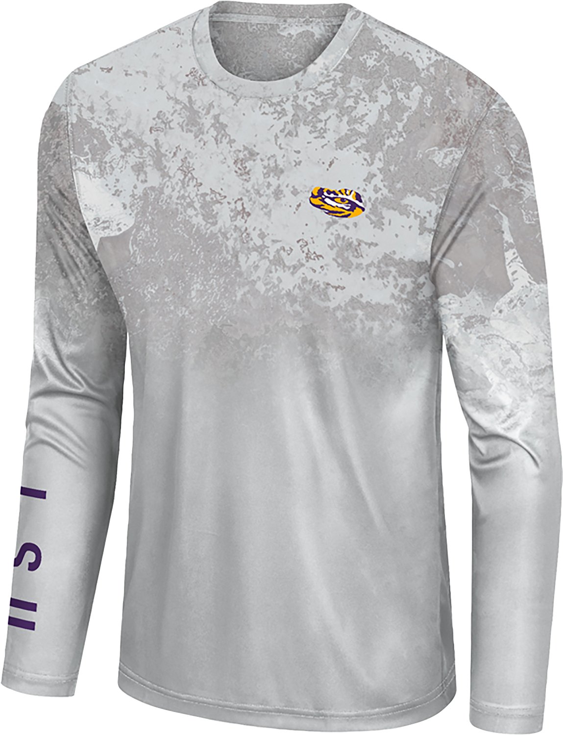 Colosseum Athletics Men's LSU Tigers Realtree Panama Performance Long Sleeve T-shirt