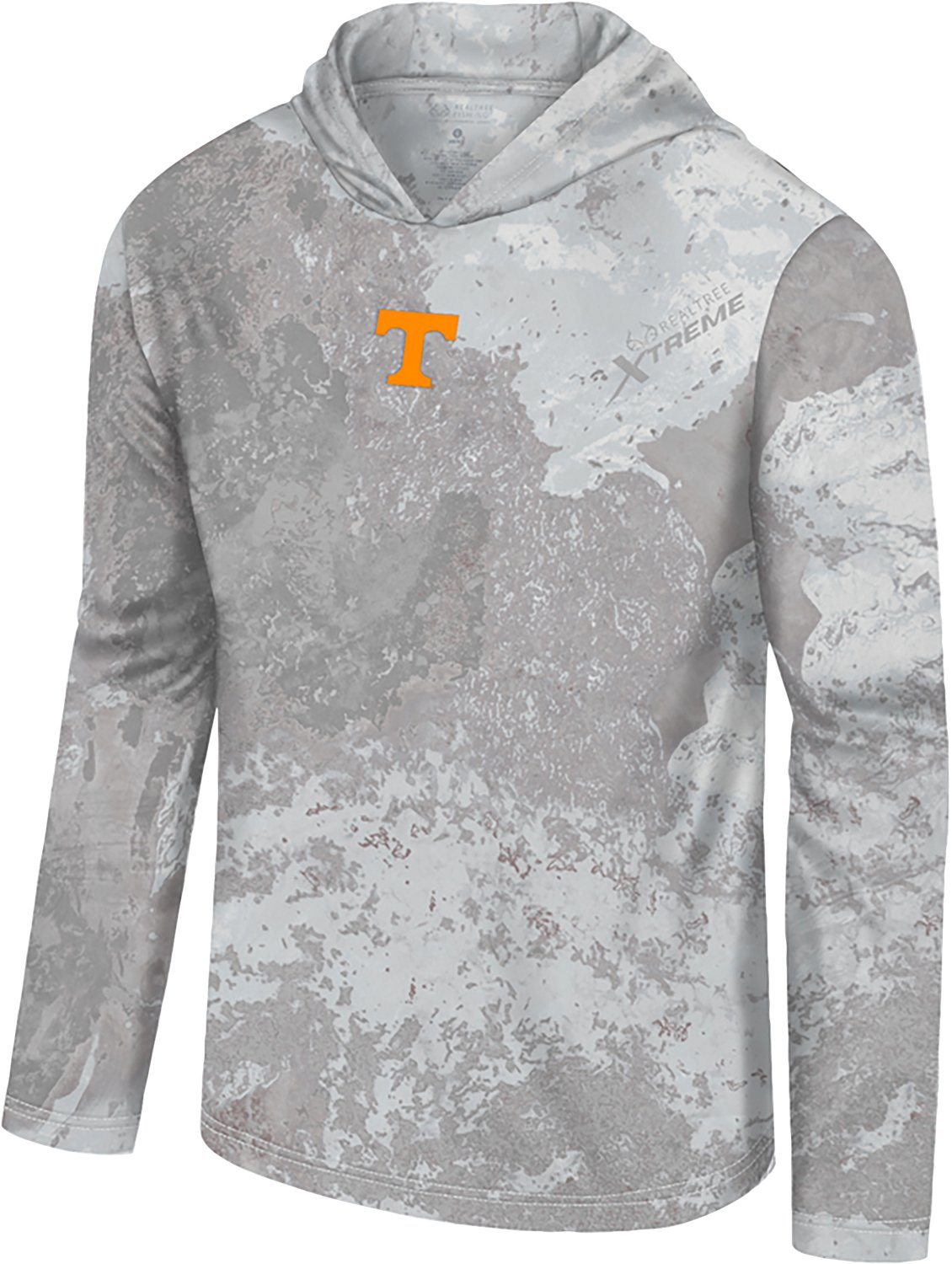 Colosseum Athletics Men's Tennessee Volunteers Realtree Roscoe Performance Hooded Long Sleeve T-shirt