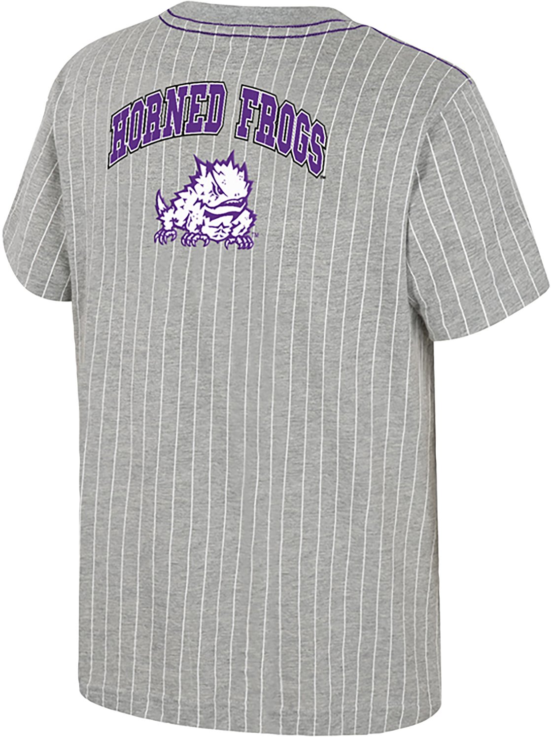 Colosseum Athletics Kids' Texas Christian Horned Frogs Airball Short Sleeve T-shirt - view number 2