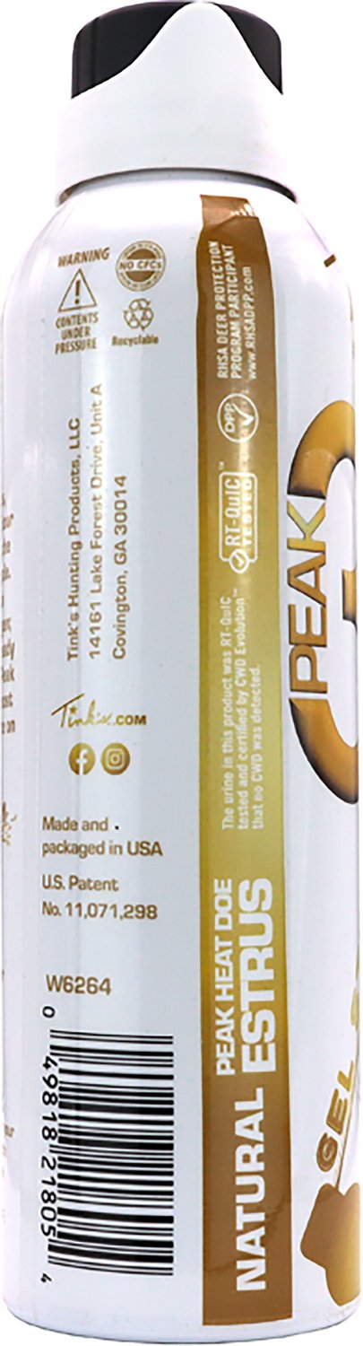Tink's PEAK30 Premium Doe Estrus Gel Stream 5 oz Can - view number 2