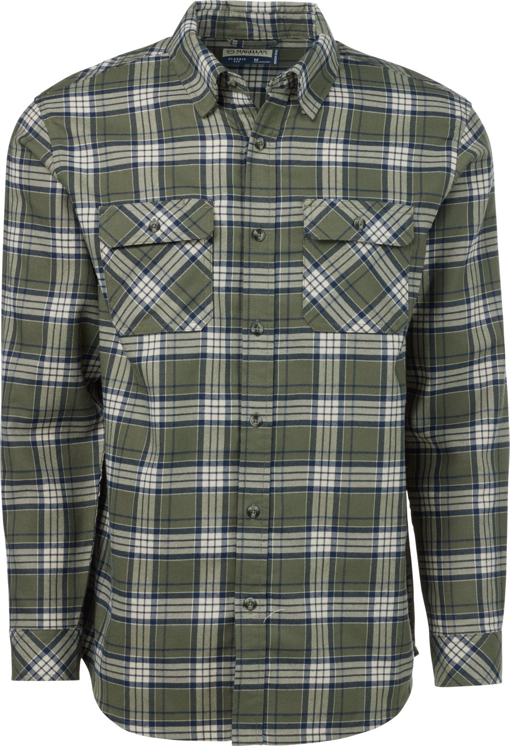 Magellan Outdoors Men's Pecos Ridge Long Sleeve Flannel Shirt