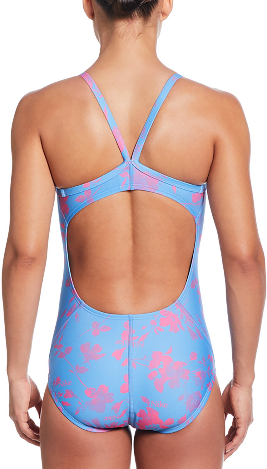 Nike Women's Hydrastrong Multiprint Racerback Swimsuit                                                                           - view number 2
