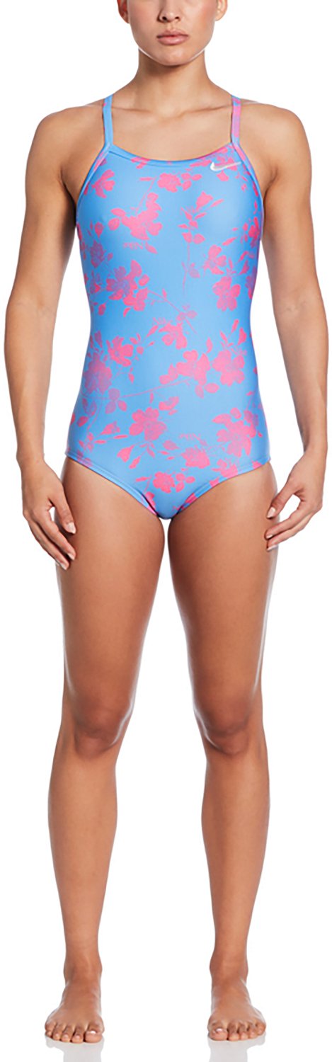 Nike Women's Hydrastrong Multiprint Racerback Swimsuit                                                                           - view number 4