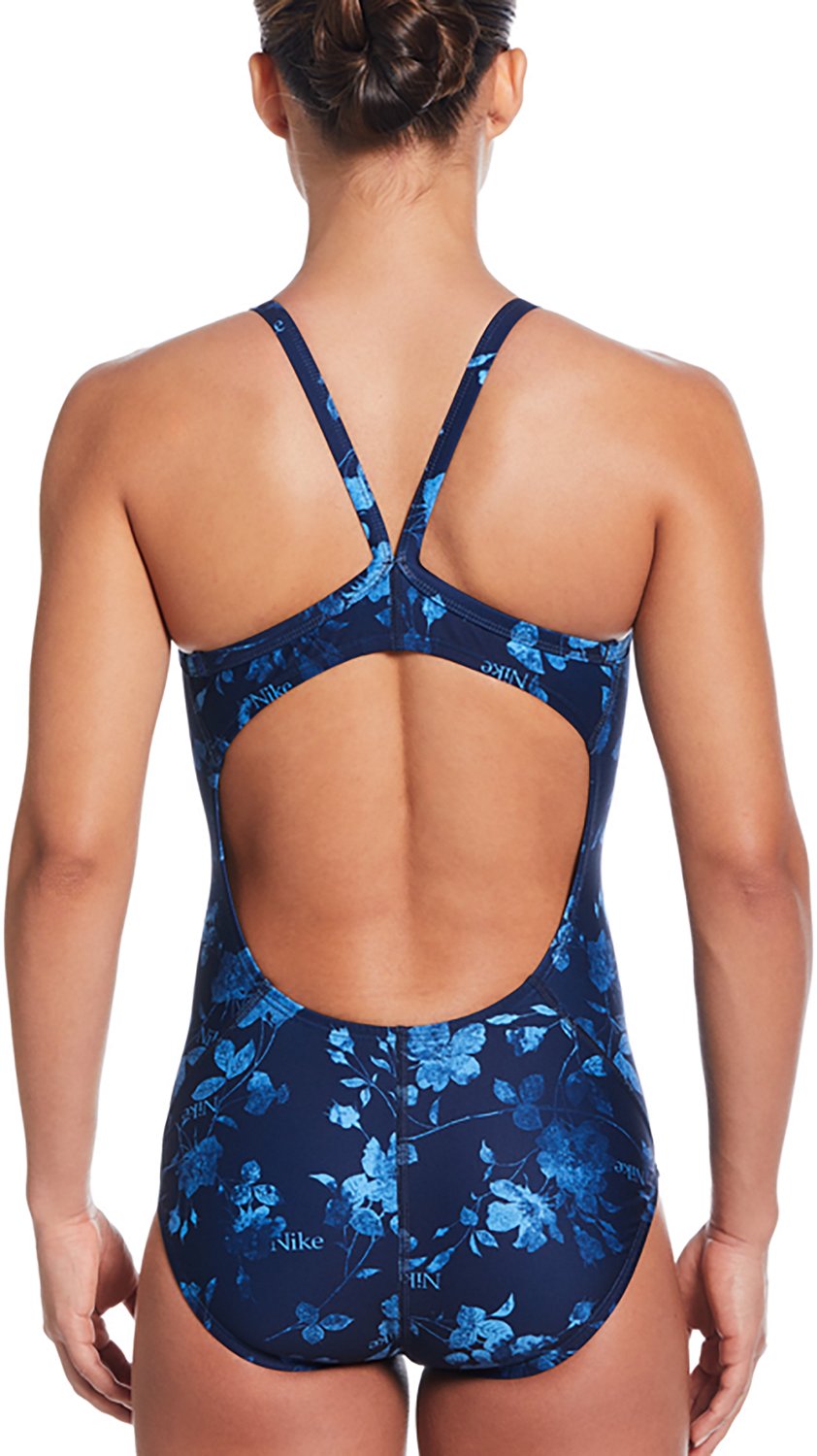Nike Women's Hydrastrong Multiprint Racerback Swimsuit - view number 2