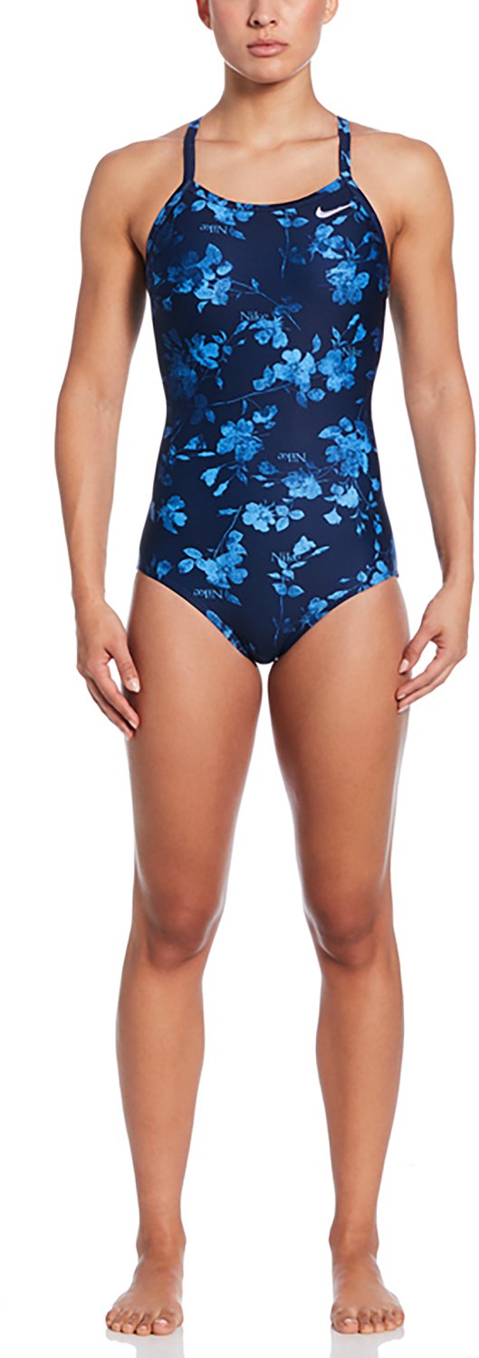 Nike Women's Hydrastrong Multiprint Racerback Swimsuit - view number 4