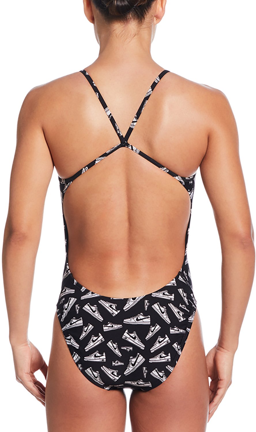 Nike Women's Hydrastrong Multiprint Cutout Swimsuit - view number 2