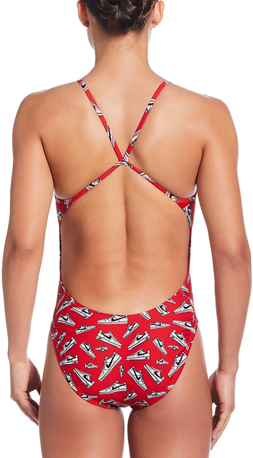 Nike Women's Hydrastrong Multiprint Cutout Swimsuit - view number 2