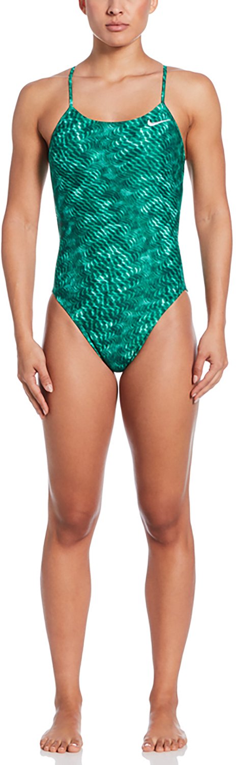 Nike Women's Swim Hydrastrong Pool Lanes Cutout Swimsuit - view number 4
