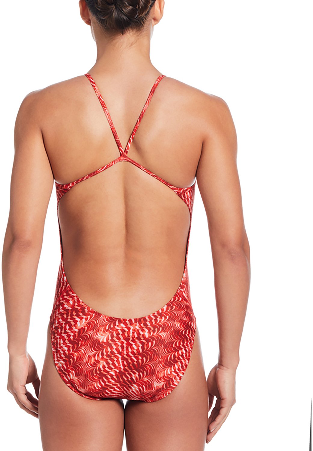 Nike Women's Swim Hydrastrong Pool Lanes Cutout Swimsuit - view number 2