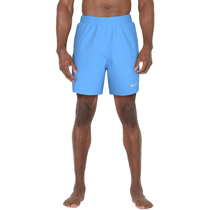 Nike Men's Breaker Essential 7" Lined Volley Swim Trunks, Medium, University Blue