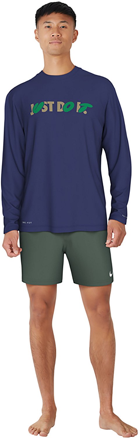 Nike Men's JDI Bubble Long Sleeve Hydroguard Swim Shirt - view number 3