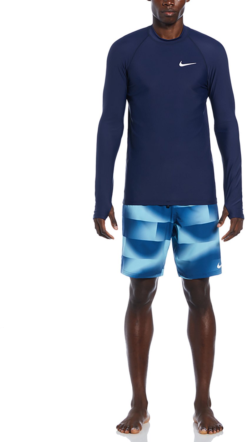 Nike Men's Whitewater Long Sleeve Hydroguard Swim Shirt