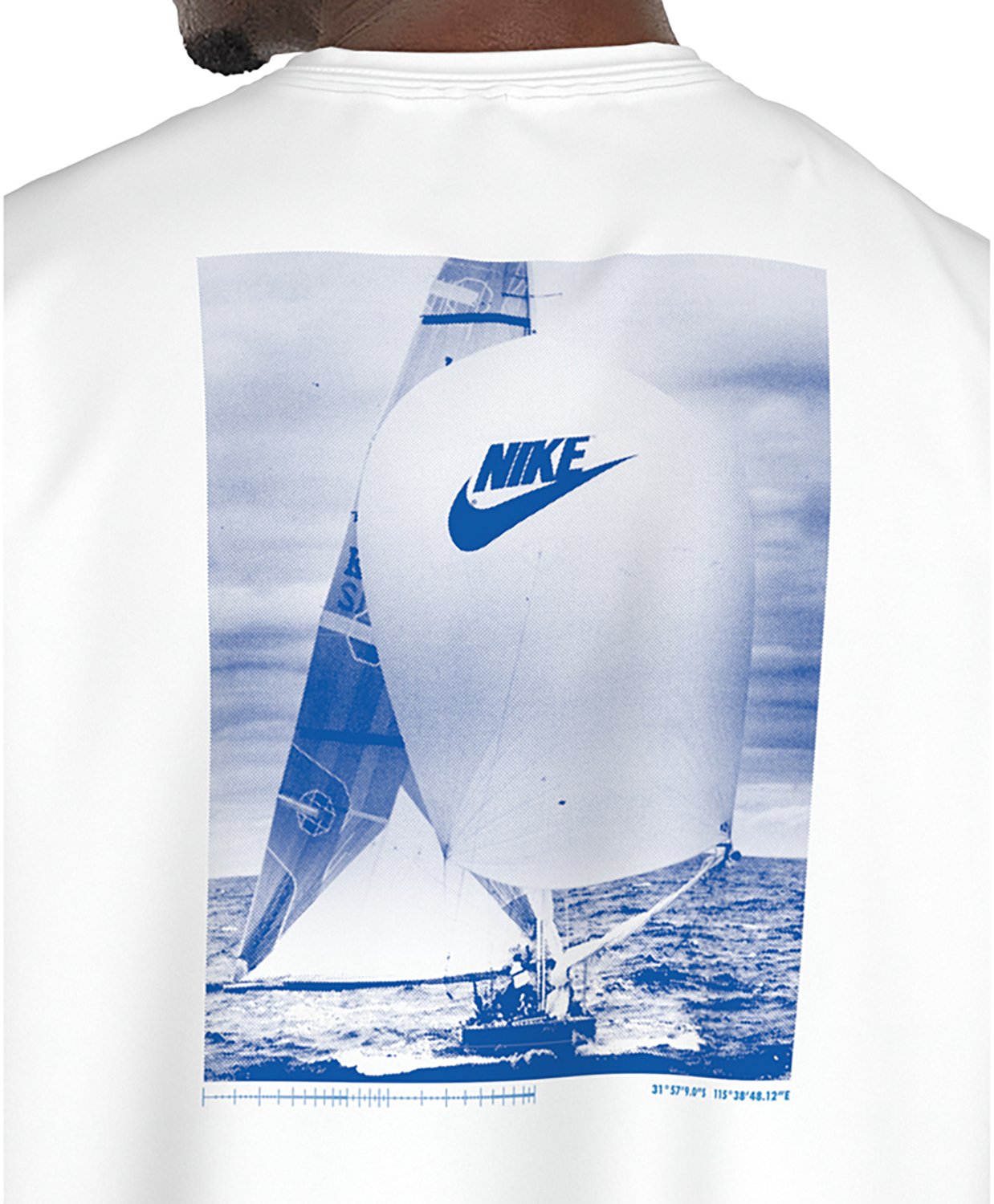 Nike Men's Sail Boat Hydroguard Short Sleeve Swim Shirt - view number 7