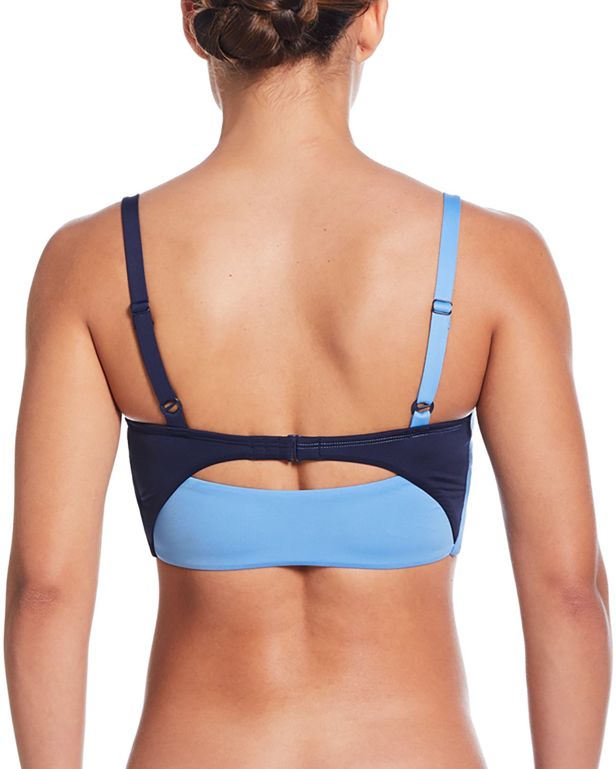 Nike Women's Color Block V-Neck Midkini Swim Top - view number 2