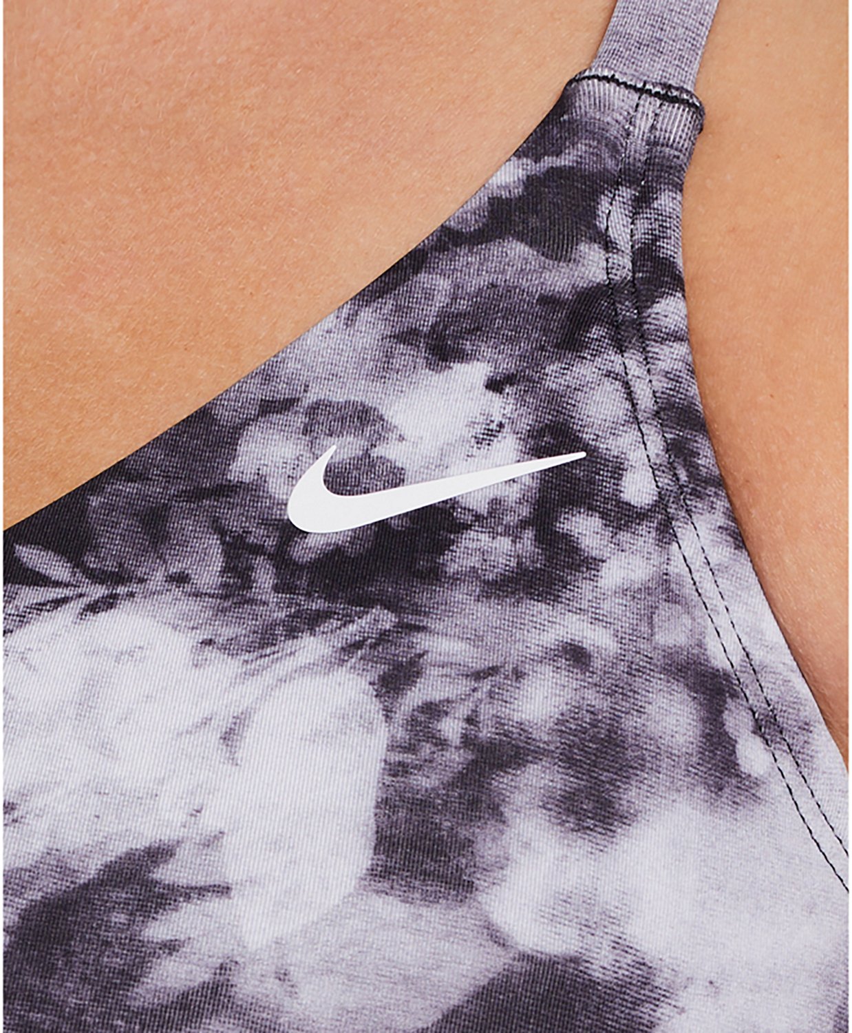 Nike Women's Floral Tie Dye V-neck Tankini Swim Top - view number 3