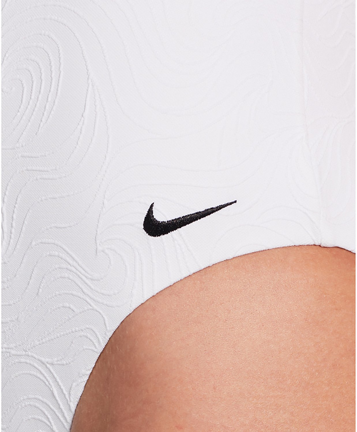 Nike Women's Effortless Line Wave Jacquard V-neck One Piece Swimsuit - view number 3