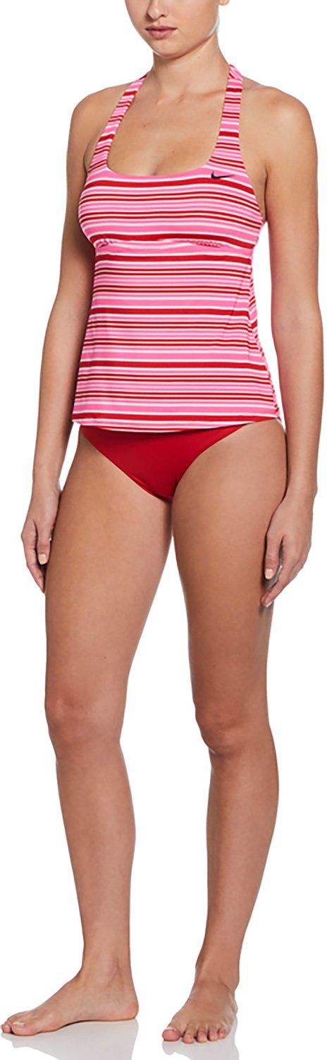 Nike Women's Off Stripe Square Neck Tankini - view number 4