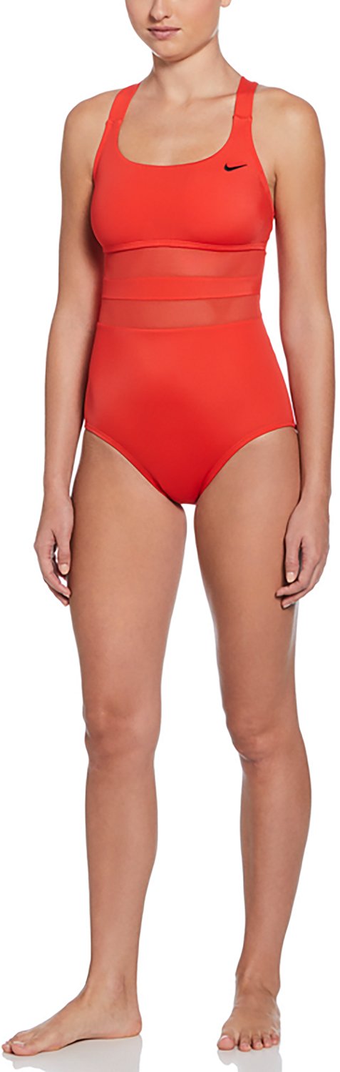 Nike Women's V-Back One Piece Swimsuit - view number 4