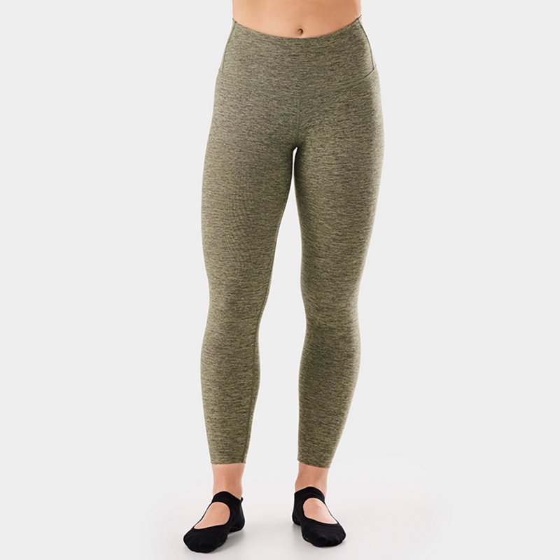 Tavi Women's cloud 7/8 Leggings - Olive space dye