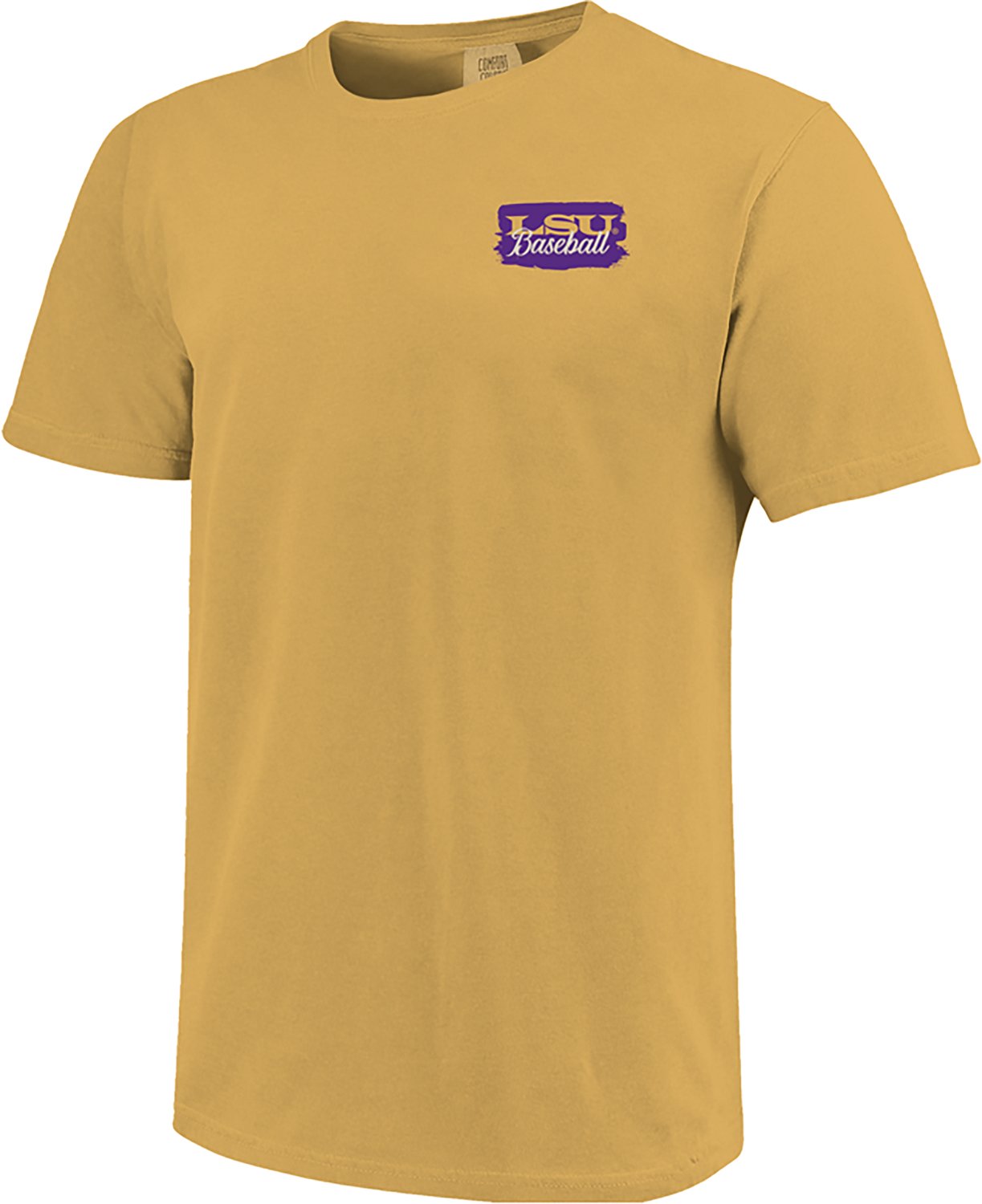 Image One Men's LSU Tigers Vintage Ballgame Tiger DS Short Sleeve T-shirt - view number 2