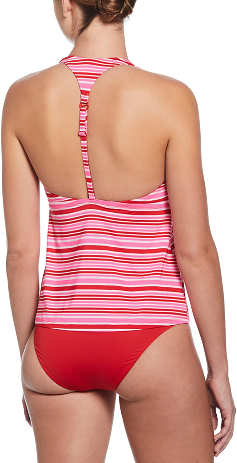 Nike Women's Off Stripe Square Neck Tankini - view number 2