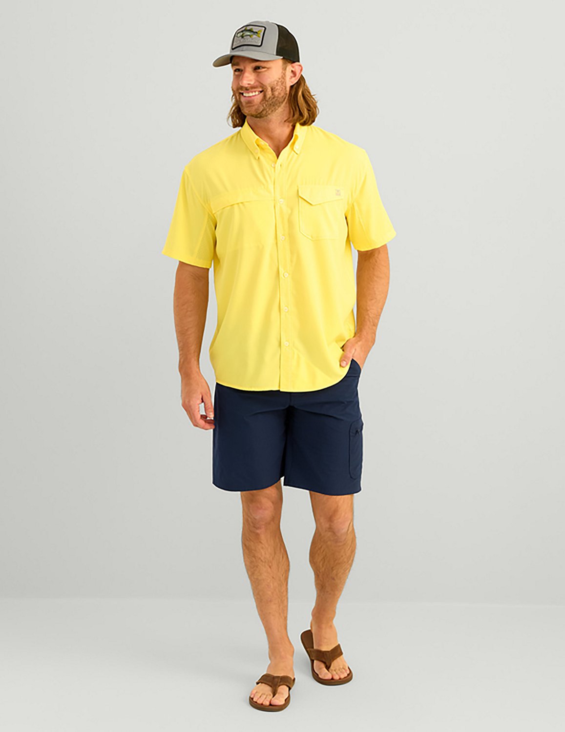 Huk Men's Tide Point Button Down Shirt - view number 6