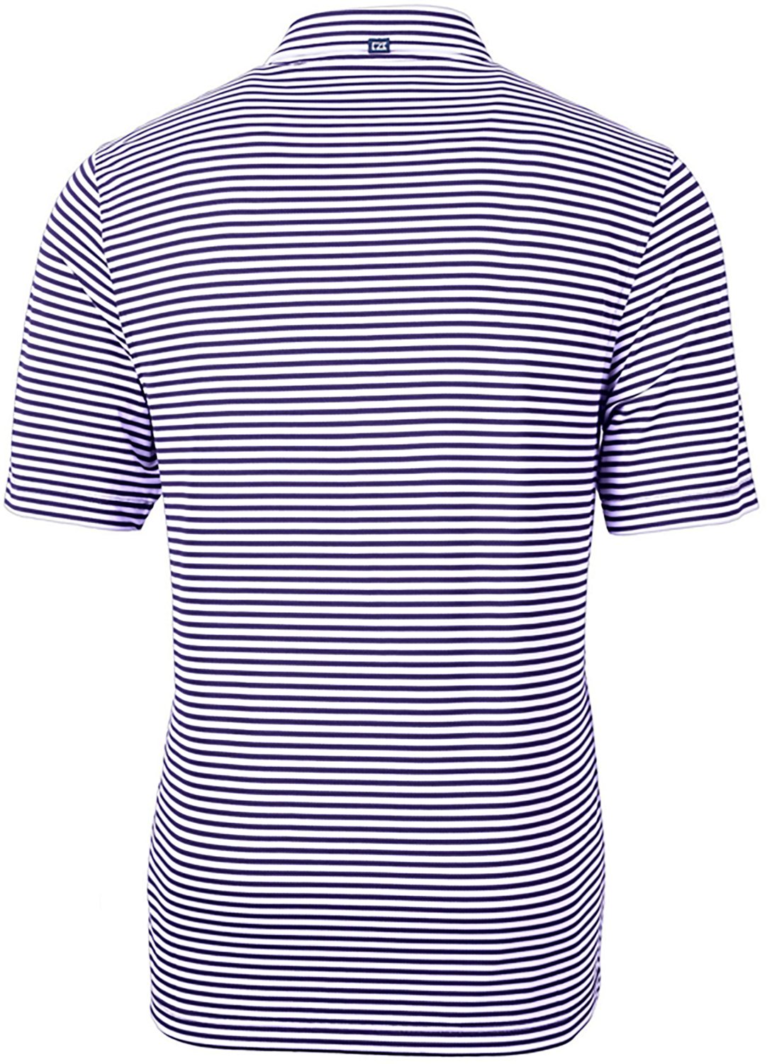 Cutter & Buck Men's Louisiana State University Virtue Eco Pique Stripe Short Sleeve Polo                                         - view number 2