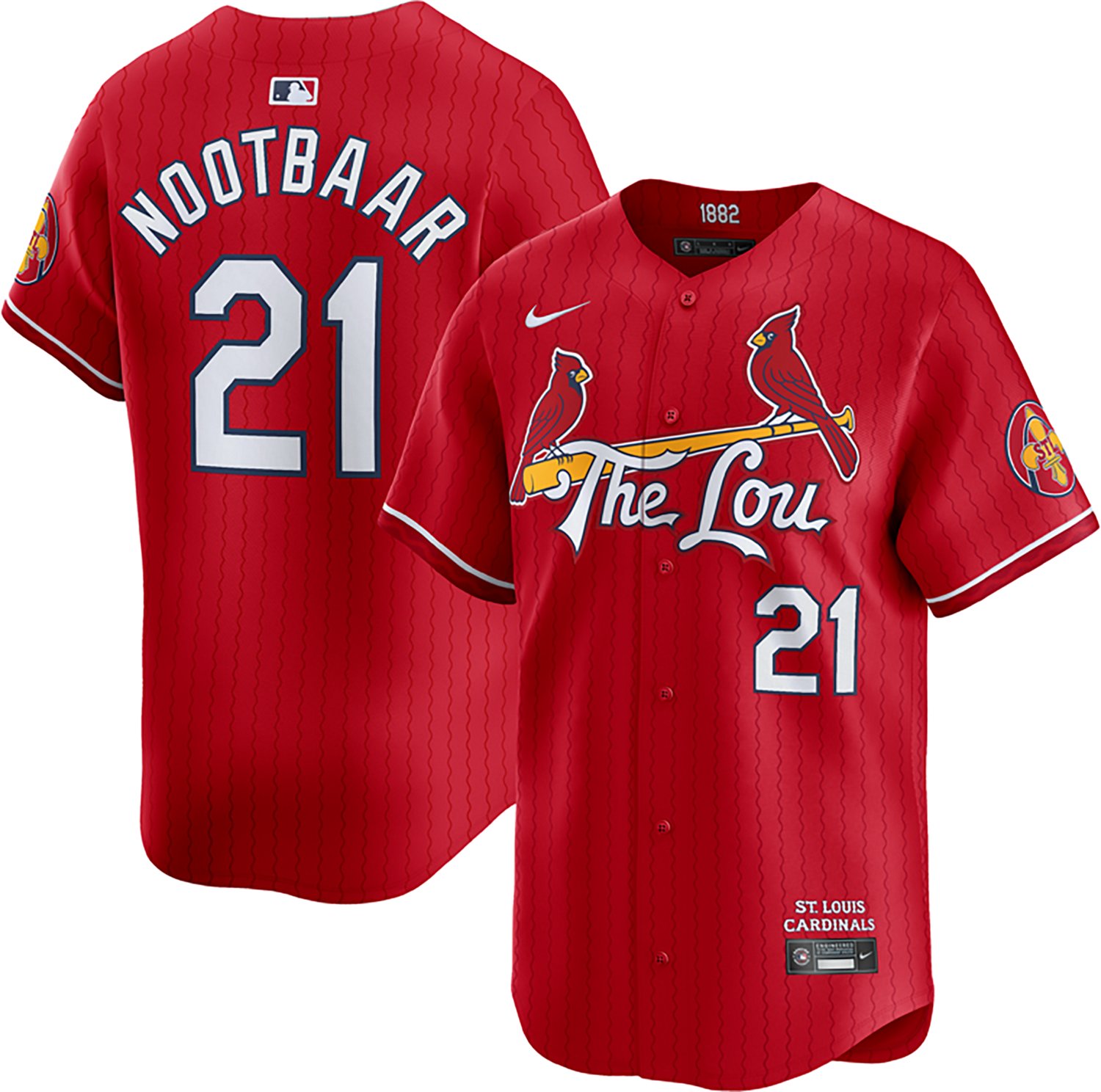 Nike Lars Nootbaar St Louis Cardinals City Connect Limited Jersey                                                                - view number 3