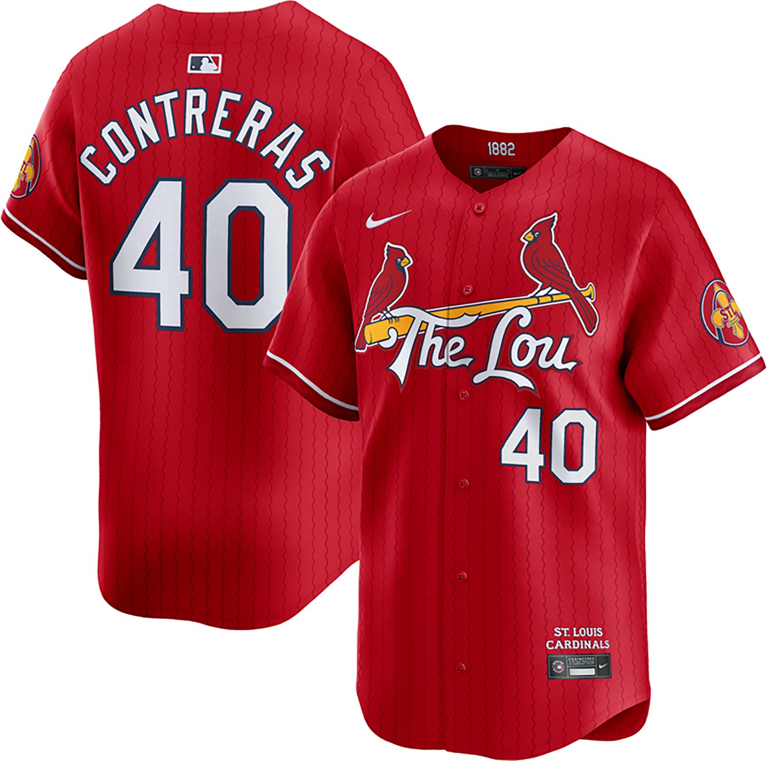 Nike Men's Cardinals Contreras City Connect Limited N&N Jersey - view number 3