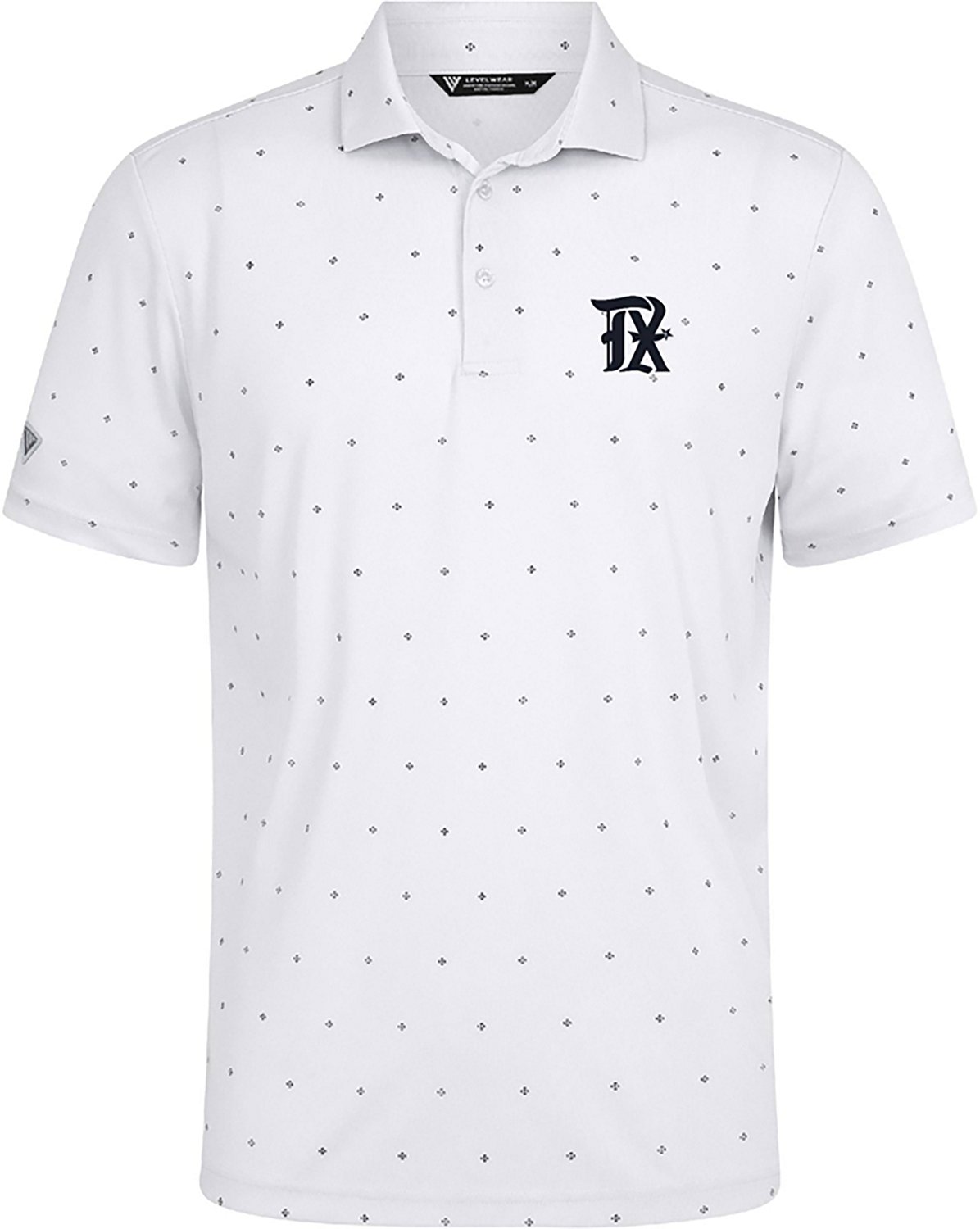 Levelwear Men's Texas Rangers Vision INSIGNIA Core Short Sleeve Polo Shirt - view number 1